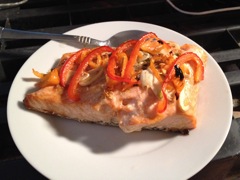 Salmon w Peppers and Garlic