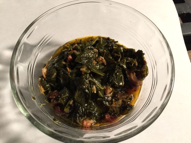 High Fat Collard Greens