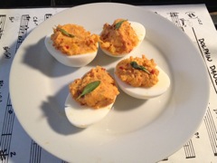 ChiDeviled and Bacon Eggs