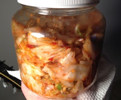 Home Made Kimchi (first attempt)